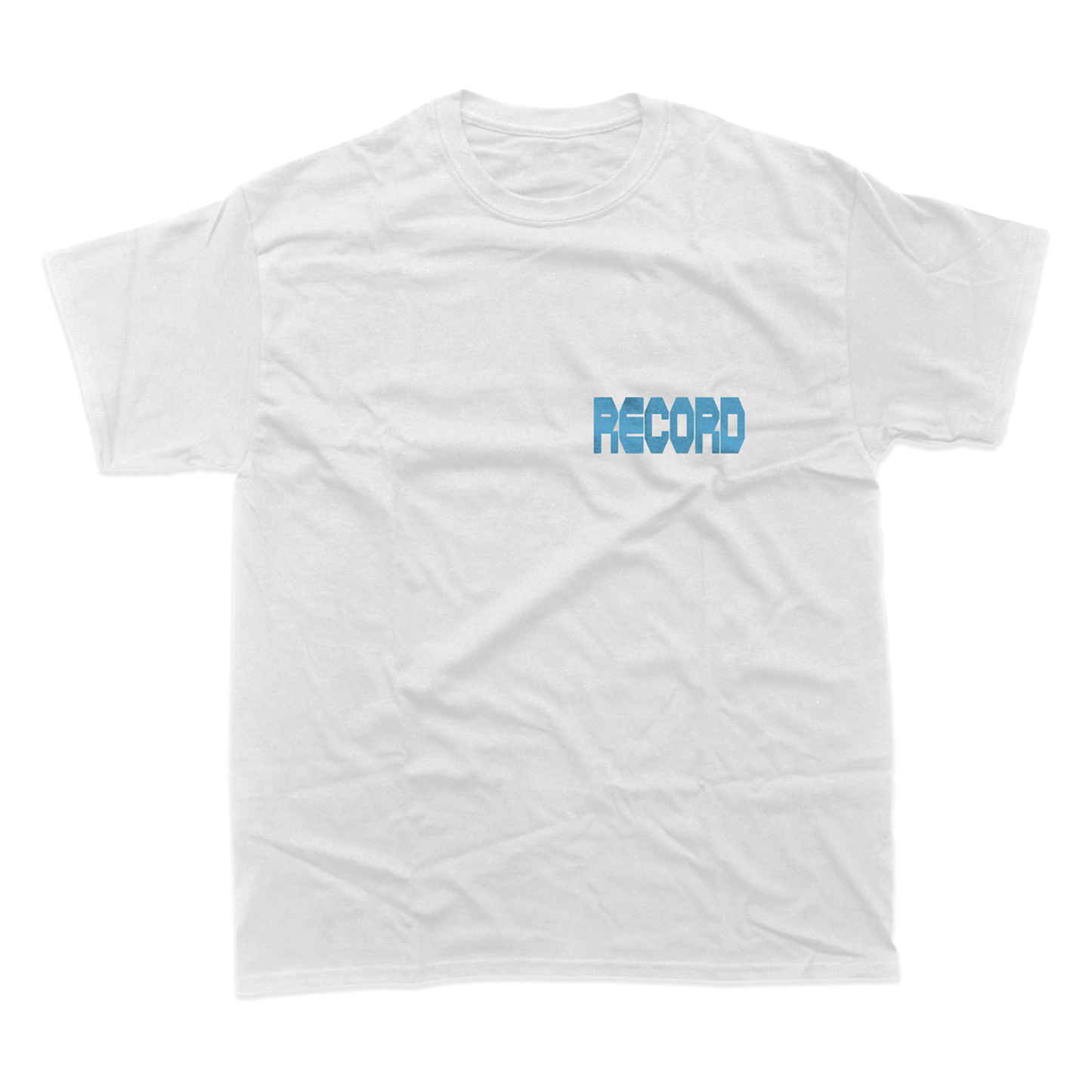 TSHIRT "RECORD" BLANC - ÉDITION LIMITÉE