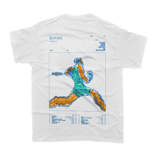 TSHIRT "RECORD" BLANC - ÉDITION LIMITÉE