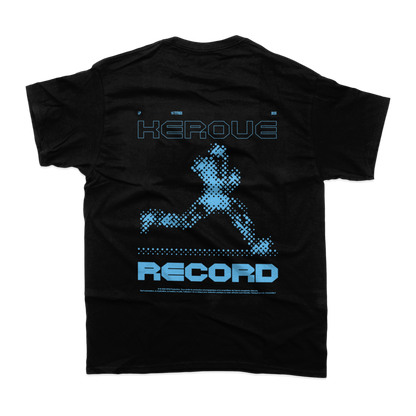 TSHIRT "RECORD" NOIR